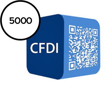TOKENS : 5000 - (CFDI 3.3 MEXICO)